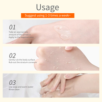 Gommage corporel éclaircissant et blanchissant à l'orange pour peaux sensibles, exfoliant bio, gel nettoyant visage pour adultes