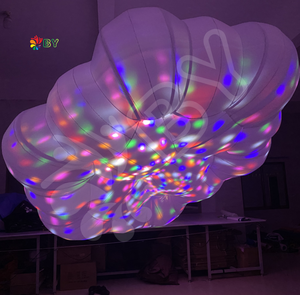 BOYAN Nuages gonflables en tissu Oxford avec éclairage LED, différentes tailles, pour la décoration de <span class=keywords><strong>plafond</strong></span> de scène - Product Image 1