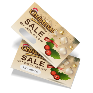 Libro de Tarjetas Rasca y Gana Profesional de Doble Cara (Cartón Corrugado/Dúplex) - Tarjetas Personalizables, Ecológicas, Duraderas y con Descuento - Product Image 3