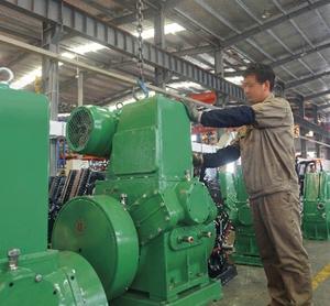 <b>Large</b> Capacity 2h-150 Double Stage Rotary Piston Vacuum Pump <b>Slide</b> for Sintering Smelting & Impregnation - Product Image 6