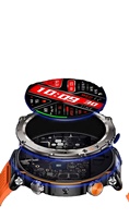 Nuevo Reloj Inteligente HT30 2025 con Linterna, Brújula, para Deportes al Aire Libre, Resistente al Agua IP68, Batería de 600 mAh, Llamadas, FitCloudPro, Responde Llamadas