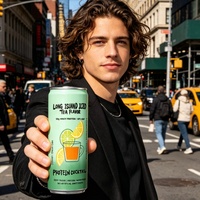 Cóctel de Proteína con Sabor a Té Helado Long Island, 10% ABV, Bebida Alcohólica Enlatada con Proteína de Suero, Botella Elegante de 330 ml, Venta al Por Mayor