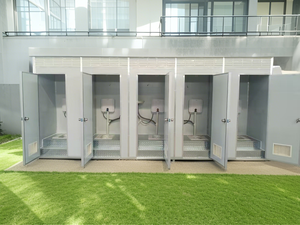 WC Mobile portatile esterno camera doppia contenitore prefabbricato due in uno per campeggio o situazioni di emergenza - Product Image 5