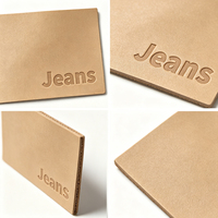 Écussons personnalisés en cuir PU, étiquettes logo écologiques thermosoudées pour jeans, étiquettes de vêtements à coudre, accessoires vestimentaires, vente en gros OEM
