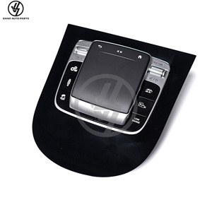 Cache-panneau de base de souris en fibre de carbone sèche noir brillant pour console centrale intérieure Carracing G Wagon W464 G500 G63 2019-2024 - Product Image 3