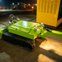 Robot de dragage automoteur sans pilote avec module agitateur pour le traitement des boues épaisses dans les bassins d'épuration