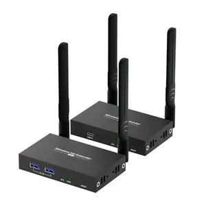 200M 1920*1080P 60Hz Loop-out HDMI Wireless Extender Updated HD USB Kvm Wireless Transmitter Receiver HDMI