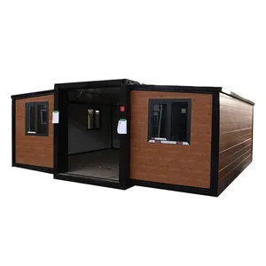 20ft 40ft Custom color floors and walls foldable expandable prefabricated modular folding portable container house