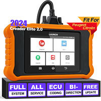 Nuevas herramientas de diagnóstico de coche Creader Elite 2,0, escáner automático OBD2, todos los sistemas, codificación ECU, prueba activa, actualización gratuita en línea