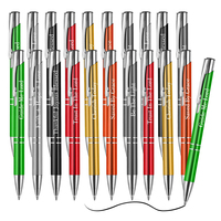 Nouvelle Promotion Stylos Bille Métalliques Abordables avec Logo de Marque Gravé au Laser Personnalisé pour Fabricant Cadeau