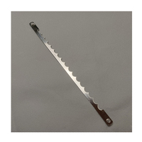 Coupe-dents pour trancheuse à pain, aiguiseur de lames, lame de scie ondulée, lames de couteau à pain, acier au carbone et acier inoxydable 275x11x0.4mm