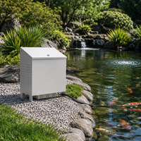 Pompe d'aération pour bassin piscicole, compresseur d'air à piston sans huile pour aquaculture, aération en eau profonde, 700W 220V, silencieux, pour bassins jusqu'à 5 acres