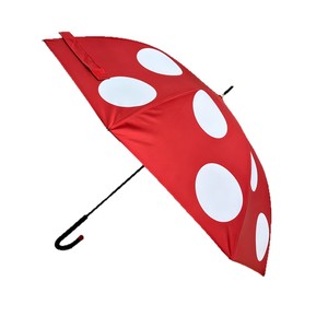 Promotional Umbrella Straight Manual 190T Nylon Fabric Waterproof Sunny And Rainy Classic For Promotional Activities - Product Image 5