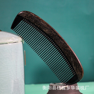 Peine de madera de sándalo Huaxin para masaje del cuero cabelludo, 10-15 cm, para cuidado del cabello, de la fábrica Huaxin Comb, municipio de Lanzhuo, condado de Hengyang - Product Image 4