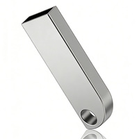 Flashdisk Mini Metal USB Key Memorias 64GB 128GB Cle USB 3.0/2.0 Kecepatan Tinggi U3 V30 Promosi Logo Kustom