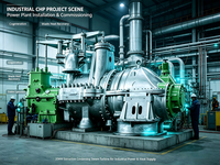 Centrale de cogénération Bowzon 3-20 MW à moteur à gaz naturel à condensation pour l'extraction, économie d'énergie des chutes de chaleur industrielles
