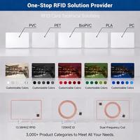 Carte RFID 13,56 MHz compatible PVC, carte d'accès, impression de logo personnalisée, contrôle d'accès aux portes, vente en gros en usine