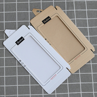 Boîte d'emballage universelle de cas de téléphone portable imprimée personnalisée paquet de luxe de cas de téléphone portable avec fenêtre pour Iphone