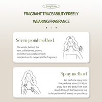 O'CHEAL Spray Eau De Toilette Aroma a Té Fresco Refrescante de Larga Duración Portátil Estilo Francés Moderno Perfume Unisex Sin Alcohol