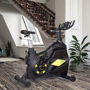 Bicicleta de <span class=keywords><strong>spinning</strong></span> con volante de control magnético para ejercicio en interiores, bicicleta estática para gimnasio en casa y <span class=keywords><strong>fitness</strong></span>. - Product Image 4