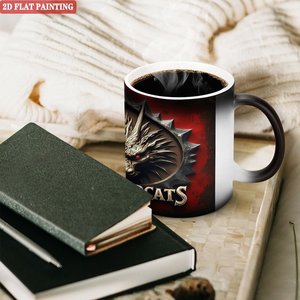 Thundercats Mug 11oz <b>Ceramic</b> Color Changing <b>Cup</b> With Logo Design - Product Image 3