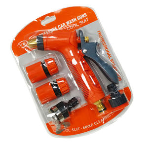 Boquilla de pulverización profesional de acero de aleación de alta resistencia con agarre ergonómico de goma naranja - Product Image 6