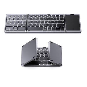 Máy tính Bảng di động gấp bàn phím teclado plegable bluetooth không dây bluetooth có thể gập lại bàn phím với <span class=keywords><strong>touchpad</strong></span> - Product Image 1