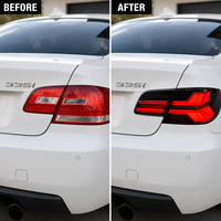 Feux arrière LED modifiés Veidt pour BMW Série 3 E92 (2005-2013) avec feux de jour et clignotants séquentiels