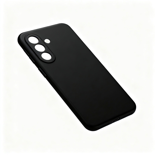 Matte Black Slim Fit Blanks TPU Phone Case for Samsung Galaxy A37 A17 A07