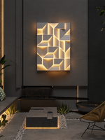 Lampe solaire d'ambiance nordique pour extérieur, style minimaliste, LED, étanche, garantie 1 an, pour cour, jardin, portail, mur