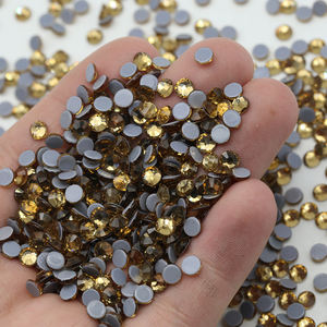 Toptan gümüş düz geri düzeltme Rhinestones AB kristal cam gevşek Rhinestones demir kristal tasarım üretimi için düzeltme - Product Image 5