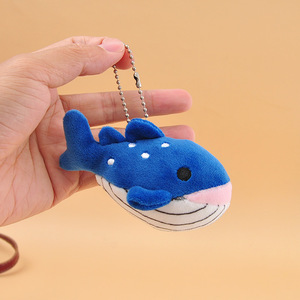 Gesimuleerde aquariumdieren haai pluche rugzak hanger sleutelhanger onderwaterwezens walvis pop kindercadeau - Product Image 6