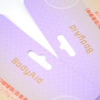 Sachet d'emballage alimentaire en plastique imprimé sur mesure, à trois soudures latérales, avec fenêtre transparente et encoche de déchirement facile, pour bonbons gélifiés