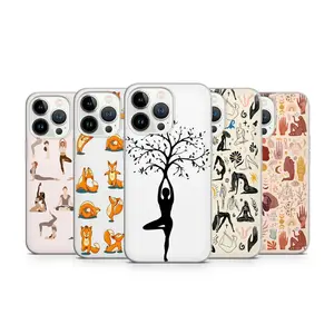 Vente en gros, coque de téléphone vierge, impression personnalisée 2D par sublimation, couverture de téléphone portable transparente pour Iphone