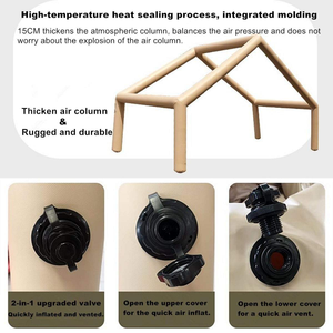Tente gonflable imperméable 4 saisons Tente gonflable avec auvent détachable, tente de camping familiale pour 2-4 personnes - Product Image 3