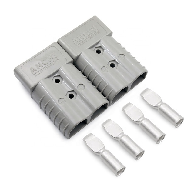 2 Pin 2/0AWG 70mm 600V 350A Battery Connector for Electric Forklift Quick Charging Plug Battery Pack