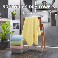 High Quality Coral Fleece Velvet Bath Towel Set Eco-Friendly Antimicrobial Quick Dry Thicken Home Use Jacquard Wholesale