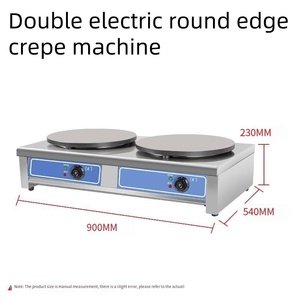 Machine de fabrication de crêpes <span class=keywords><strong>professionnelle</strong></span> à gaz électrique <span class=keywords><strong>double</strong></span> antiadhésive à vendre - Product Image 4