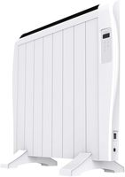 Radiador Eléctrico de 1200W con WiFi, Termostato Digital, Temporizador de 24H, Solución de Calefacción Portátil o Fija a la Pared