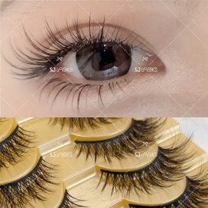 Dropshipping mondial, faux cils d'usine, lot de cils, plusieurs paires, faux cils en vison 3D, faux cils moelleux, vente en gros - Product Image 1