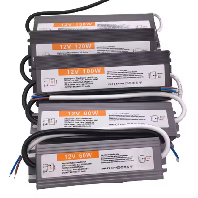 Waterproof IP67 Power Supply 12V 24V 5A Outdoor LED Driver SMPS switching supply