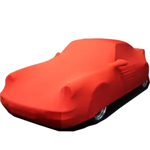 Washable Anti-dust Stretch Cover For Car With Fleece Protect Vehicle Paint Car Cover Indoor For Classic Porsche