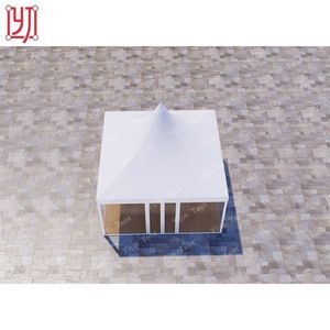 หลังคาพีวีซี 3x3 4x4 5x5 6x6 ทรงเจดีย์ ป้องกันโรคระบาด เต็นท์ตรวจสอบ - Product Image 4