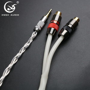 <span class=keywords><strong>สาย</strong></span>หูฟัง YIVO XSSH OEM <span class=keywords><strong>DIY</strong></span> อัพเกรด <span class=keywords><strong>สาย</strong></span>อ่อน 4 แกน ชุบเงิน 3.5 มม. ตัวเมีย ต่อ 2RCA <span class=keywords><strong>สาย</strong></span>สัญญาณเสียง HIFI สำหรับหูฟัง - Product Image 6