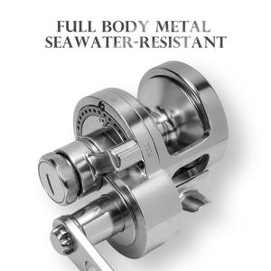 NOEBY מפזזי מנוף גרור סליל איטי מפזזי דיג סליל 25KGS מקסימום גרור CNC מתכת במהירות גבוהה סירת חכות - Product Image 4