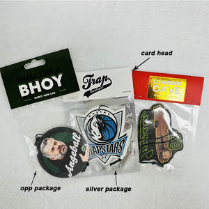 Parfum de voiture personnalisé en papier découpé, longue durée, avec logo imprimé, désodorisant parfumé pour cadeaux promotionnels - Product Image 5