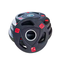 Barre de musculation portable, durable et écologique, équipement de gym, plaques de poids avec revêtement en caoutchouc pour la salle de sport à domicile