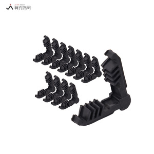 Guanhui thiết kế hiện đại hình chữ L phân vùng rỗng vít cài đặt kính góc với <span class=keywords><strong>pin</strong></span> nhựa mô hình 6a-27a cho cửa sổ cửa ra vào - Product Image 1