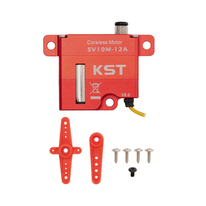 Ventas Calientes KST SV10M-12A DC12V Super Alto Voltaje 9.0Kgf.cm 0.11seg/60. Ala sin núcleo de aleación de aluminio de 1520Hz para planeadores RC - Product Image 2