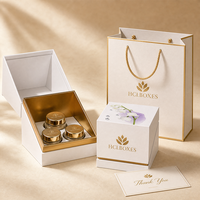 Boîte cadeau à couvercle articulé pour crème visage, pour marque de soins de la peau, vente au détail, logo personnalisé, commande en gros